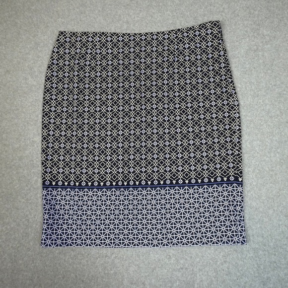 Charter Club Dresses & Skirts - Charter Club Womens Skirt 14 Geometric Print Knee Length Business Casual Preppy